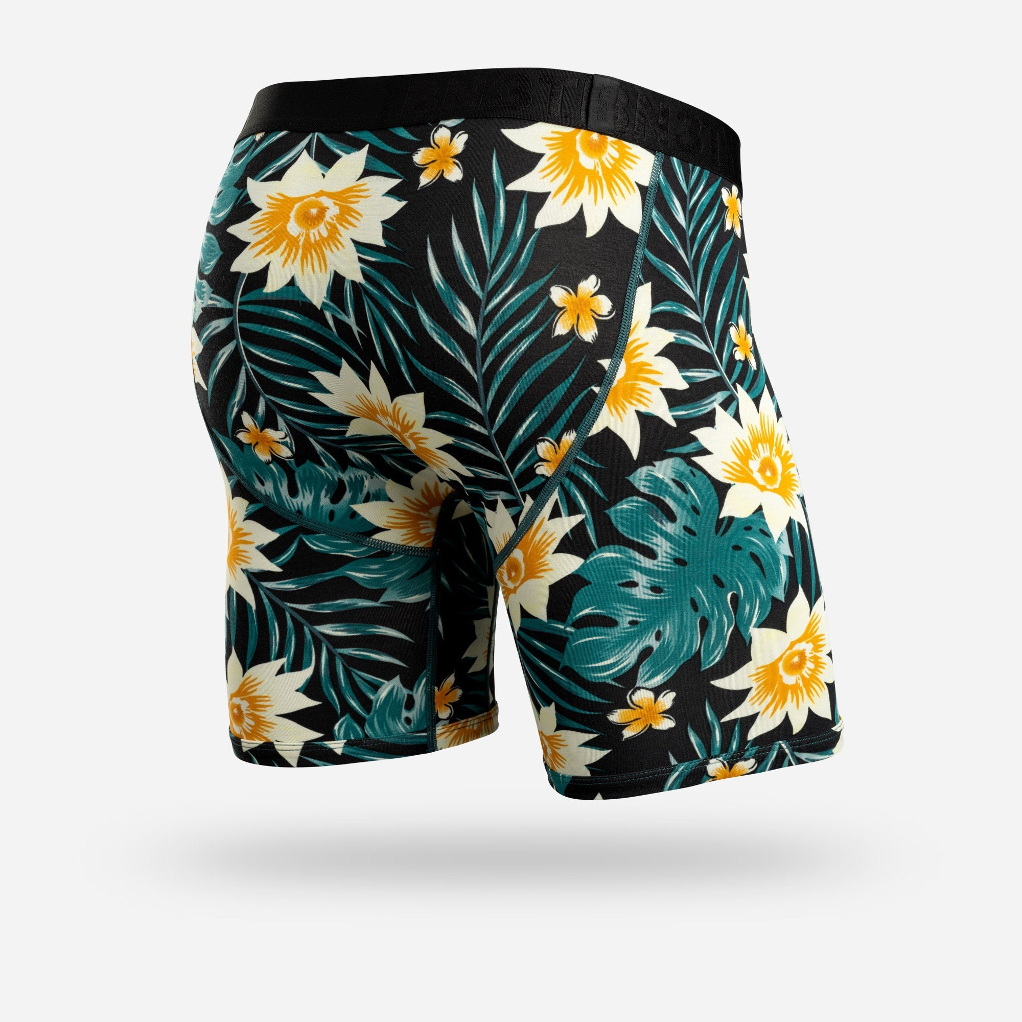 CLASSIC BOXER BRIEF TROPICAL FLORAL BLACK